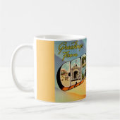 Mug Carte postale rétro de Cape May NJ (Gauche)