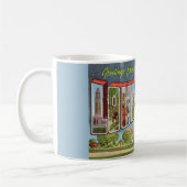 Mug Carte postale rétro de Louisiane (Gauche)