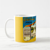 Mug Carte postale Retro Omaha Nebraska (Gauche)