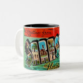 Mug Carte Postale Rétro Sarasota Floride (Devant gauche)