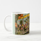 Mug Carte postale Retro Secarry Floride (Gauche)