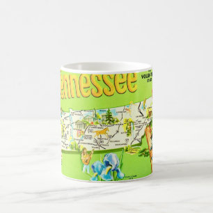 Mug Carte Postale Rétro Tennessee