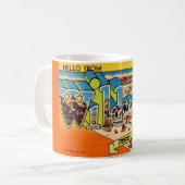 Mug Carte postale Retro Wildwood NJ (Devant gauche)