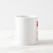 Mug Carte postale Rose rouge (Centre)