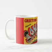 Mug Carte Postale Savannah Géorgie (Gauche)
