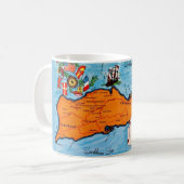 Mug Carte Postale St Croix (Devant gauche)