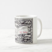 Mug Carte postale vintage de Key West (Devant droit)