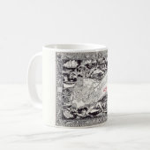 Mug Carte postale vintage de Key West (Devant gauche)