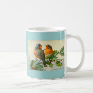 Mug Carte postale Vintage pour les oiseaux sucrés Imp
