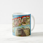 Mug Carte postale vintage Raleigh North Carolina (Devant droit)