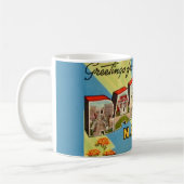 Mug Carte postale vintage Raleigh North Carolina (Gauche)