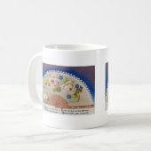 Mug Carte postale vintage Swan Blue (Devant gauche)