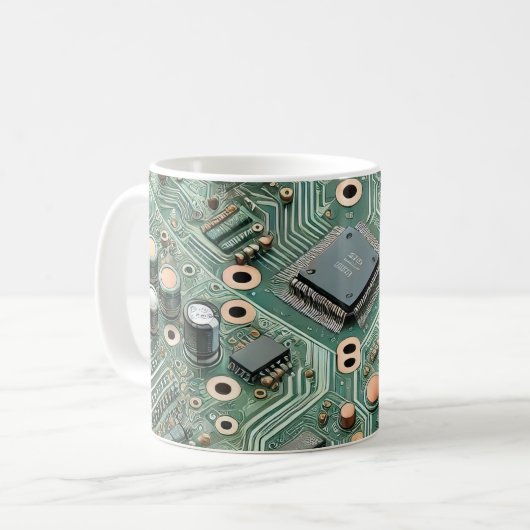 Mug Carte réseau (Devant gauche)