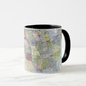 MUG CARTE : RÉSERVATIONS, 1892 (Devant droit)