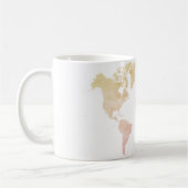 Mug Carte rose | du monde (Gauche)