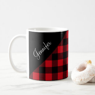 Mug Carte rouge personnalisée