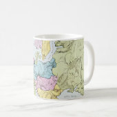 Mug Carte satirique de l'Europe | 1871 (Devant droit)