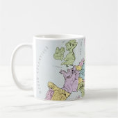 Mug Carte satirique de l'Europe | 1871 (Gauche)