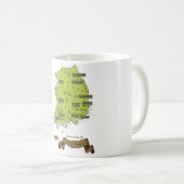 Mug Carte sud-coréenne (Devant droit)