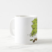 Mug Carte sud-coréenne (Devant gauche)