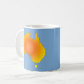Mug Carte Sunny Australie (Devant gauche)
