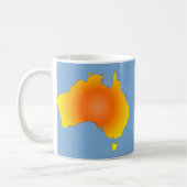 Mug Carte Sunny Australie (Gauche)