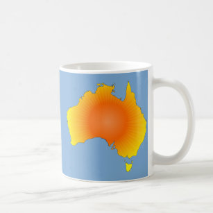 Mug Carte Sunny Australie