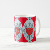 Mug Carte Tarot 3 épées Thunder_Cove (Devant droit)
