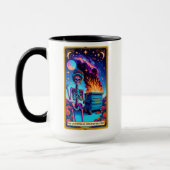 Mug Carte Tarot Amusante/Feu de Dumpster Émotionnel (Gauche)