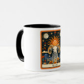 Mug Carte Tarot Amusante/Zodiac/S (Devant gauche)