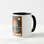 Mug Carte Tarot Amusante/Zodiac/S (Devant droit)