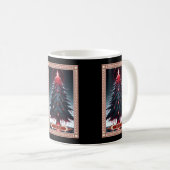 Mug Carte Tarot Arbre de Noël (Devant droit)