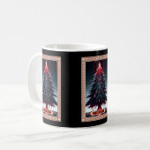 Mug Carte Tarot Arbre de Noël (Devant gauche)