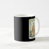 Mug Carte Tarot Café Lover Café Café Caffiné Avec (Devant droit)
