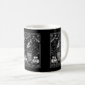 Mug Carte Tarot Citrouille épice (Devant droit)