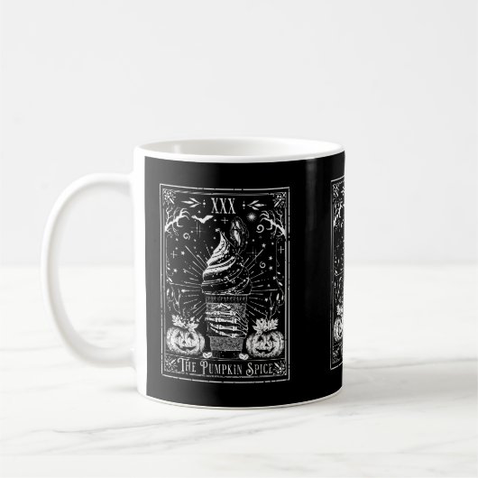 Mug Carte Tarot Citrouille épice (Gauche)