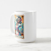 Mug Carte Tarot de maman détachée (Devant gauche)