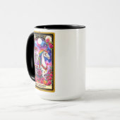 Mug Carte Tarot Drôle/Audacity (Devant gauche)