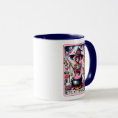 Mug Carte Tarot Drôle de Matchmaker Skeleton (Devant droit)