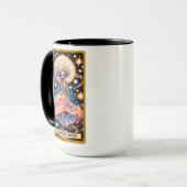 Mug Carte Tarot Drôle/La Reine Danse (Devant gauche)