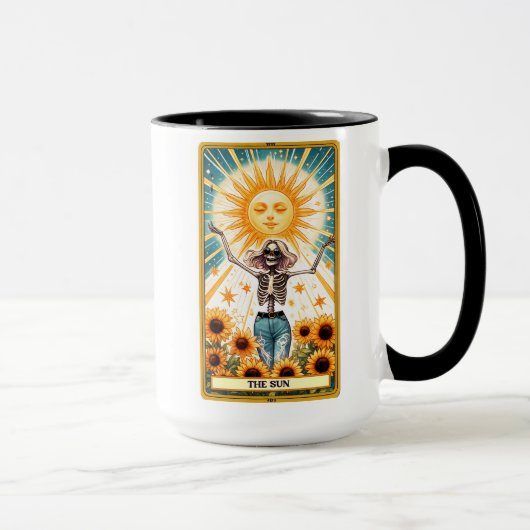 Mug Carte Tarot Drôle/Le Soleil (Droite)