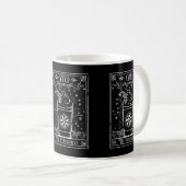 Mug Carte Tarot Latte Peppermint (Devant droit)