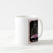 Mug Carte Tarot Le Chat Noir Rose Witchy Celestiy (Devant droit)