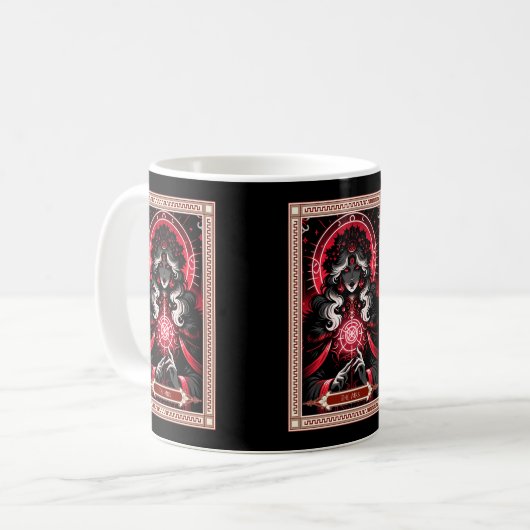 Mug Carte Tarot Mme Claus (Devant gauche)