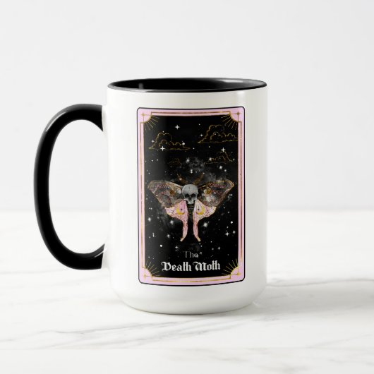Mug Carte Tarot Moth Moon Rose Celestie (Gauche)