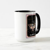 Mug Carte Tarot Moth Moon Rose Celestie (Devant droit)