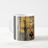 Mug Carte Tarot Reine des pique Thunder_Cove (Devant gauche)