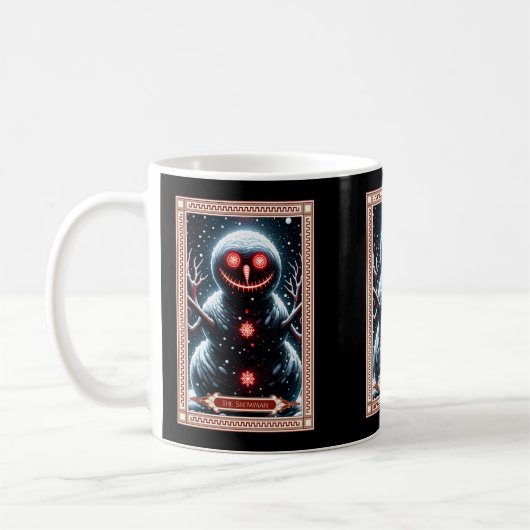 Mug Carte Tarot Snowman (Gauche)