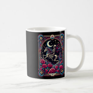 Mug Carte Tarot Squelette Coloré Floral Unicorn Hallow