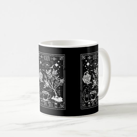 Mug Carte Tea Tarot (Devant droit)